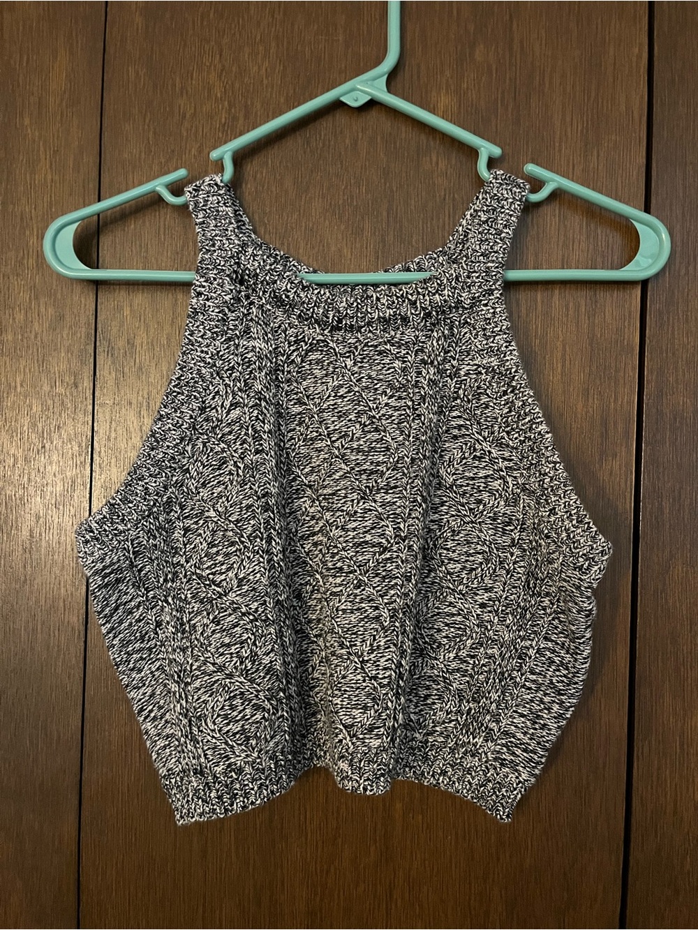 Knit crop top